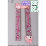 "DEKOMUS ISLAK MENDİL HEDİYELİ" LİSANSLI MY MELODY "TEKLİ" CETVEL 15 CM
