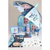 Dekomus Lisanslı Elsa Frozen Kılıflı Şemsiye Ile Tek Bölmeli Küçük Boy 32 cm Anaokul ,beslenme ve Kalem Çantası,matara,beslenme Kabı Ile Full Okul/kırtasiye Seti - 1