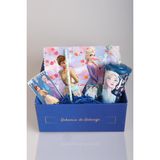 DEKOMUS LİSANSLI İLE GIFT BOX ÖZEL KUTULU "FROZEN KARLAR ÜLKESİ KIRTASİYE SETİ" PİPETLİ BARDAK,SİLGİ,NOT DEFTERİ