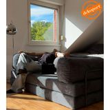 Dekoport Relax Kanepe Yatak Olabilen Açılır Aktivite Koltuğu Bondex Sünger 50 Dns Antrasit Renkli Konforlu Tasarım