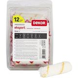 Dekor 10 cm 12'li Export Saten Parmak Rulo Yedeği Paket