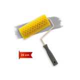 Dekor 1129 Sünger Kristalli Delikli Efekt Rulo 25 cm Grenli Boya Uygulama Rulosu