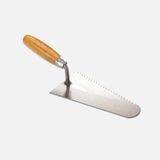 Dekor 22 cm Ahşap Sap Beyaz Tuğla Malası