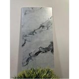 Dekor 30X60CM Kendinden Yapışkanlı Pvc Köpük Duvar Paneli Doğal Mermer Desenli Banyo Wc Mutfak Kaplama Natürel 30 x 60