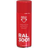 Dekor 400 ml 3001 Sinyal Kırmızı Sprey Boya