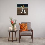 Dekor 462 40 cm 10x10 Ahşap Saplı Seramik Malası