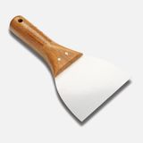 Dekor 6 cm Ahşap Paslanmaz Spatulası
