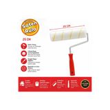 Dekor DKR1081 Eksport Rulo 25 cm Saten Rulo Kırmızı Saplı Boya Rulosu
