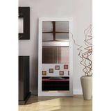Dekor Fim Beyaz Trend Dekoratif Boy Aynası 140X48 Cm