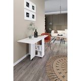 dekor fim DF01110BZ Ultra Flamingo Pratik Katlanır - Açılır Kapanır Raflı Mutfak Yemek Çalışma Masası