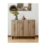 dekor fim DF08102BR MDF Ayakkabılık Antre Hol Çok Amaçlı Dolap Ayakkabı Dolabı