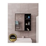 dekor fim DF16102BD Tek Kapaklı Aynalı Banyo Dolabı Çok Amaçlı Banyo Dolabı