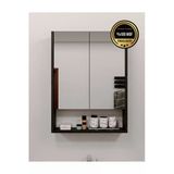Dekor Fim Df16104bd Mdf 2 Kapaklı Aynalı Banyo Dolabı Lavabo Üstü Dolap Çok Amaçlı Banyo Dolabı
