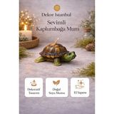 Dekor İstanbul Sevimli Kaplumbağa Mum El Yapımı Doğal Soya Mum Dekoratif Figürlü Tasarım Ev Hediyesi - Çok Renkli