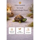 Dekor İstanbul Sevimli Kaplumbağa Mum El Yapımı Doğal Soya Mum Dekoratif Figürlü Tasarım Ev Hediyesi
