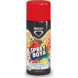 Dekor Kırmızı 400 ml Sprey Boya