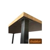 Dekor Metal Masa Ayağı - Düz Profil / 1 Takım (4 ADET)