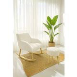 DEKOR MOBİLYACIM Comfort Sallanan Sandalye ve Puf