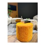 Dekor Mobilyacım Dolce Puf Peluş Kumaş Silindir Dekoratif Pufidik Puf Bench