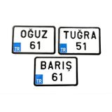 Dekor Plaka.Bisiklet Plakası.Kare Plaka.Motor Plakası Türkiye