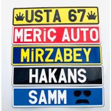 Dekor Plaka, Sari Plaka, Hediyelik Plaka, Özel Plaka 134472905 renk-boyut-yazi-rengi-kirmizi-zemin