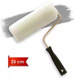 Dekor Pösteki 1036 5Cm Orta Çap 16 Mm Tüylü Parmak Saplı %100 Koyun Postu Boya Rulosu 25 Cm