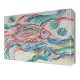 Dekor Sevgisi Balık 120x80 cm Yağlı Boya Tablo