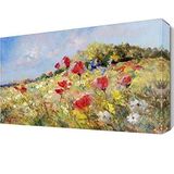 Dekor Sevgisi Çiçek Tarlası 120x80 cm Yağlı Boya Tablo