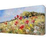 Dekor Sevgisi Çiçek Tarlası 90x60 cm Yağlı Boya Tablo
