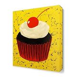 Dekor Sevgisi Cup Kek 75x50 cm Tablo