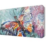 Dekor Sevgisi Kelebek 120x80 cm Yağlı Boya Tablo