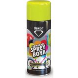 Dekor Sprey Boya Akrilik 400ML Metal Ahşap Floresan Sarı - 400 ml