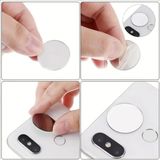 Dekor Süs Yuvarlak Ayna Gümüş 100X Adet Pleksi Dekoratif 3*3cm Ayna Pleksi Kendiden Yapışkanlı - 3 cm