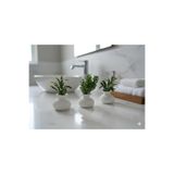 Dekora Çiçek 3'lü Mini Vazo, Süslük, Kahve Yanı Sunumu, Hediyelik, Dekoratif Mini Set Çiçekli