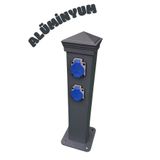dekorafence ALÜMİNYUM BAHÇE ELEKTRİK PRİZİ 0.9X0.9X50CM
