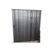 DEKORAKS 3 Sıra Camlı Akordeon Kapı, Karaağaç Ahşap Desenli 87x215cm AK3C1587X215