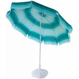 Dekoratif 2 .10 Metre Su Bidonu 16 Litre Gölgelik Balkon Bahçe Teras Piknik Şık Şemsiye Turkuaz