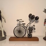 Dekoratif 3D Baskı Şık ve Estetik Metal Bisiklet Dekoru Vintage & Modern Tasarım