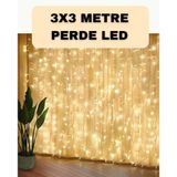 Dekoratif 3x3 LED Perde Işık Şelale Tasarım Enerji Tasarruflu