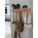 Dekoratif 5 Askılı Çocuk ve Bebek Odası İçin Duvar Rafı, Modern Duvar Askılığı