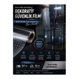 Dekoratif 5Mm Kareli Güvenlik Cam Film