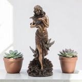 Dekoratif Afrodit Figürü Veronese Biblo – Mitolojik Tema Şık Salon Dekoru Poliresin Dekoratif Obje 11x9,5x28 cm