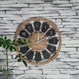 Dekoratif Ahşap Duvar Saati 40 cm