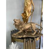 Dekoratif Aslan Biblo Büyük Boy BRONZ