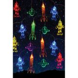 Dekoratif Astronot Uzay Temalı 10 Led’li Şerit Lamba – Pilli, 2 Metre, Bebek & Çocuk Odası Işığı