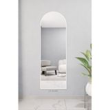 Dekoratif Ayna Oval Boy Ayna Duvar Aynası 180x60 Cm 180 X 60 Beyaz 18061806777 Beyaz