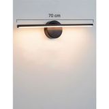 Dekoratif Banyo Duvar Ayna Tablo Aydınlatması LED Flüt Aplik Günışığı - 70 CM