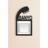Dekoratif Banyo Duvar Priz Kenarı Süsü Ahşap Prizlik Sticker
