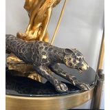 Dekoratif Biblo Leopar Çita Kaplan Heykeli