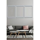 Dekoratif Boyanabilir 2,5 cm Duvar Çıtası 1 Adet 120CM*60CM Hazır Kesimli Çerçeve - 120 x 60 cm